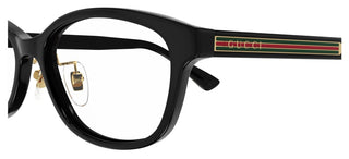 Gucci Gg1612oj Unisex Black Round Eyeglasses