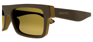 Gucci Gg1616s Men Brown Squared Sunglasses