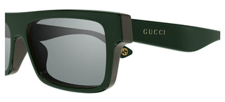 Gucci Gg1616s Men Green Squared Sunglasses