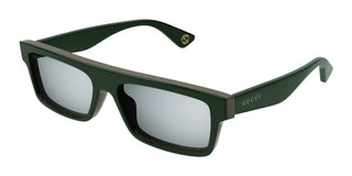 Gucci Gg1616s Men Green Squared Sunglasses