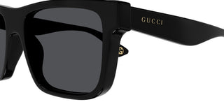 Gucci Gg1618sa Men Black Squared Sunglasses