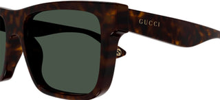 Gucci Gg1618sa Men Havana Squared Sunglasses