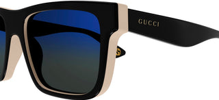 Gucci Gg1618sa Men Black Squared Sunglasses