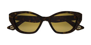 Gucci Gg1638sa Women Havana Cat Eye Sunglasses