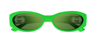 Gucci Gg1660s Women Green Oval Sunglasses