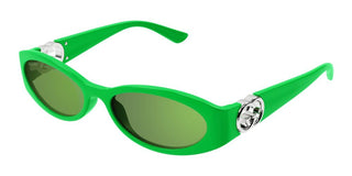 Gucci Gg1660s Women Green Oval Sunglasses