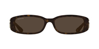 Gucci Gg1661s Women Havana Rectangle Sunglasses