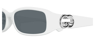 Gucci Gg1661s Women White Rectangle Sunglasses