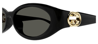 Gucci Gg1662sa Women Black Oval Sunglasses