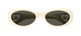 Gucci Gg1662sa Women White Oval Sunglasses