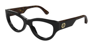 Gucci Gg1665o Women Black Cat Eye Eyeglasses