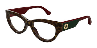 Gucci Gg1665o Women Black Cat Eye Eyeglasses