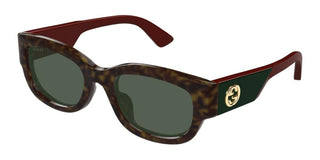 Gucci Gg1667sk Women Havana Rectangle Sunglasses