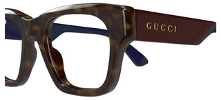 Gucci Gg1669o Men Havana Squared Eyeglasses