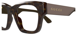 Gucci Gg1669o Men Havana Squared Eyeglasses