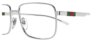 Gucci Gg1678o Men Silver Rectangle Eyeglasses