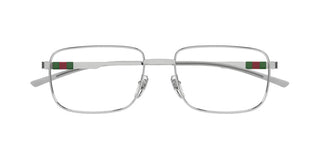 Gucci Gg1678o Men Silver Rectangle Eyeglasses