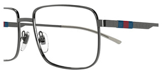 Gucci Gg1678o Men Ruthenium Rectangle Eyeglasses