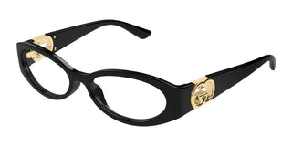 Gucci Gg1693o Women Black Oval Eyeglasses