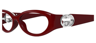 Gucci Gg1693o Women Red Oval Eyeglasses