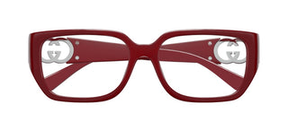 Gucci Gg1694o Women Red Squared Eyeglasses