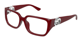 Gucci Gg1694o Women Red Squared Eyeglasses