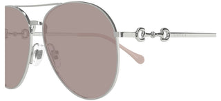 Gucci Gg1698s Women Silver Pilot Sunglasses