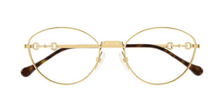 Gucci Gg1699o Women Gold Cat Eye Eyeglasses