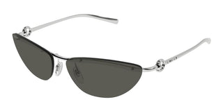 Gucci Gg1701s Women Silver Cat Eye Sunglasses