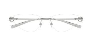 Gucci Gg1702o Women Silver Cat Eye Eyeglasses