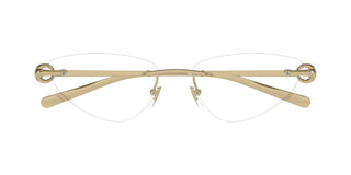 Gucci Gg1702o Women Gold Cat Eye Eyeglasses