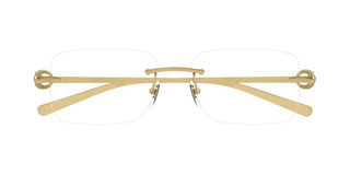 Gucci Gg1703o Men Gold Squared Eyeglasses