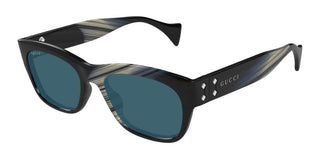 Gucci Gg1706s Men Black Squared Sunglasses