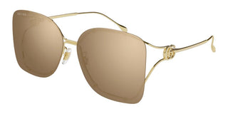 Gucci Gg1713s Women Gold Oversize Sunglasses