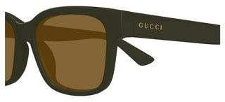 Gucci Gg1716s Men Green Squared Sunglasses