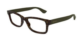 Gucci GG1717O men Havana Squared Eyeglasses