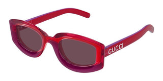 Gucci Gg1719s Women Red Oval Sunglasses