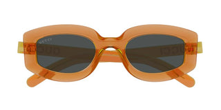 Gucci Gg1719s Women Orange Oval Sunglasses