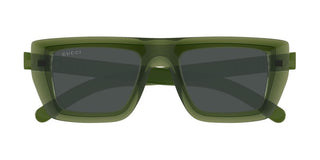 Gucci Gg1723s Unisex Green Squared Sunglasses