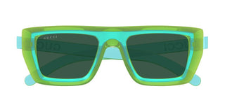 Gucci Gg1723s Unisex Green Squared Sunglasses