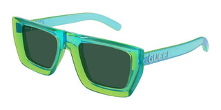 Gucci Gg1723s Unisex Green Squared Sunglasses