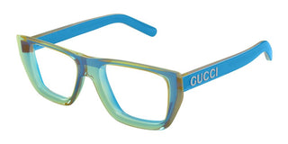 Gucci Gg1724o Men Blue Squared Eyeglasses