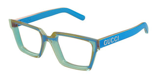 Gucci Gg1725o Men Blue Squared Eyeglasses