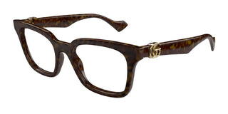 Gucci Gg1728o Women Havana Squared Eyeglasses