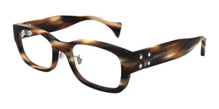 Gucci Gg1744oj Unisex Brown Squared Eyeglasses