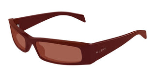 Gucci Gg1778s Men Red Rectangle Sunglasses