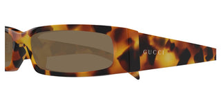 Gucci Gg1778s Men Havana Rectangle Sunglasses