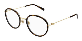 Gucci GG1851OA women Havana Round Eyeglasses