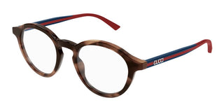 Gucci GG1871O men Havana Round Eyeglasses