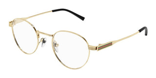 Gucci GG1877O men Gold Round Eyeglasses